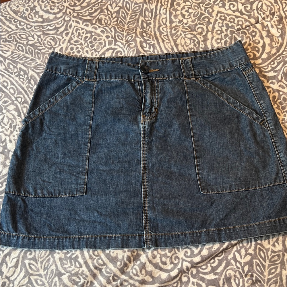 Calvin Klein Jeans Dark Blue Mini Skirt